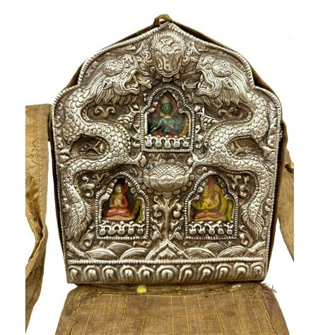 metal prayer boxes green brier|Tibetan Metal Ghau Pendant, Buddhist Prayer Box, Handcarved .